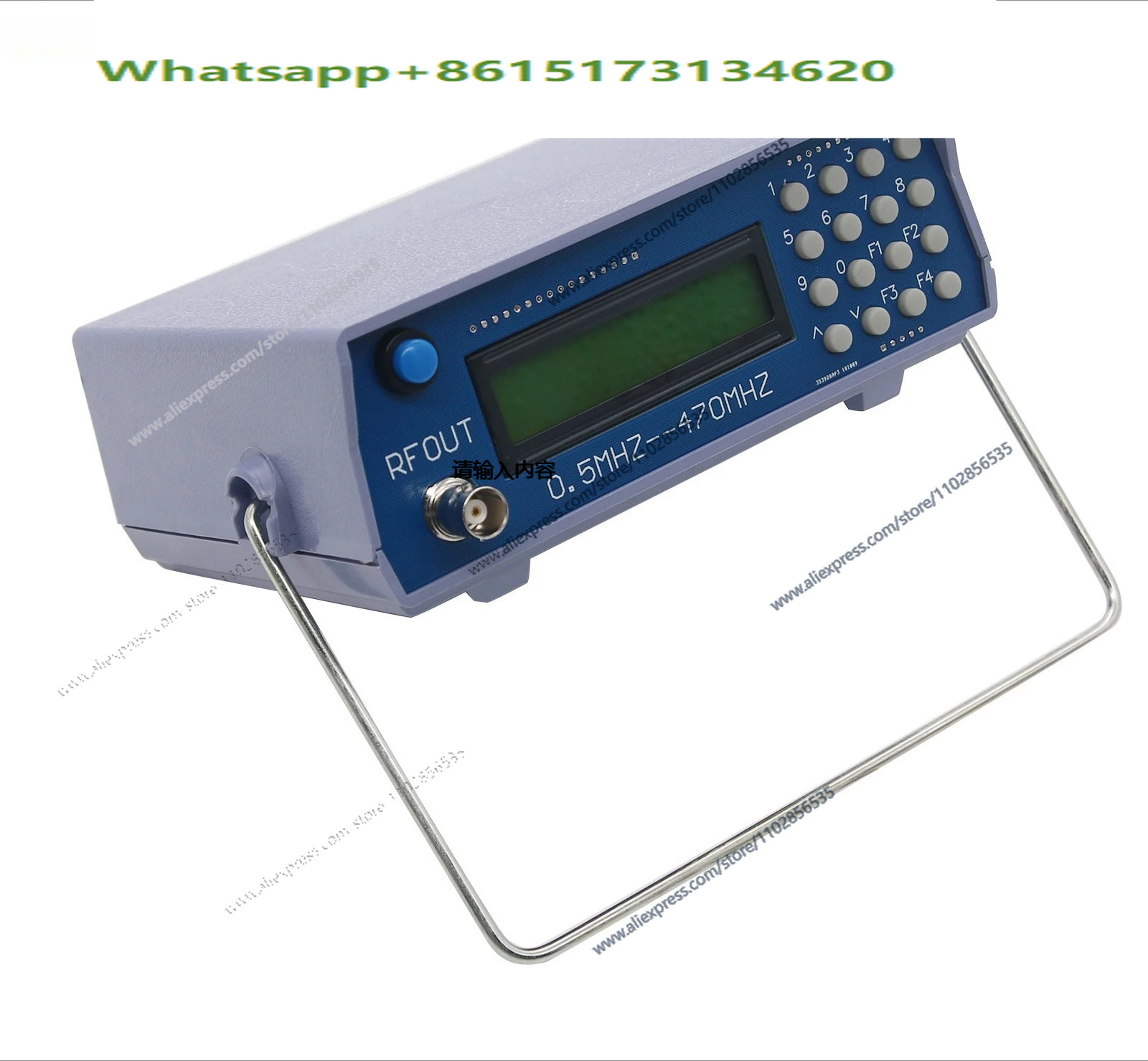 Rf Signal Generator 0.5Mhz To 470Mhz - เครื่องทดสอบสัญญาณ RF 0.5Mhz-470Mhz สำหรับการดีบักวิทยุ FM และวิทยุสื่อสาร