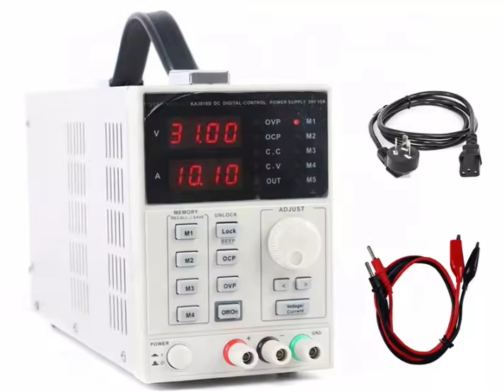 Programmable Linear Dc Power Supply 30V 10A - KA3010D แหล่งจ่ายไฟ DC แบบดิจิตอลสำหรับห้องปฏิบัติการ ปรับค่าได้ ความแม่นยำสูง