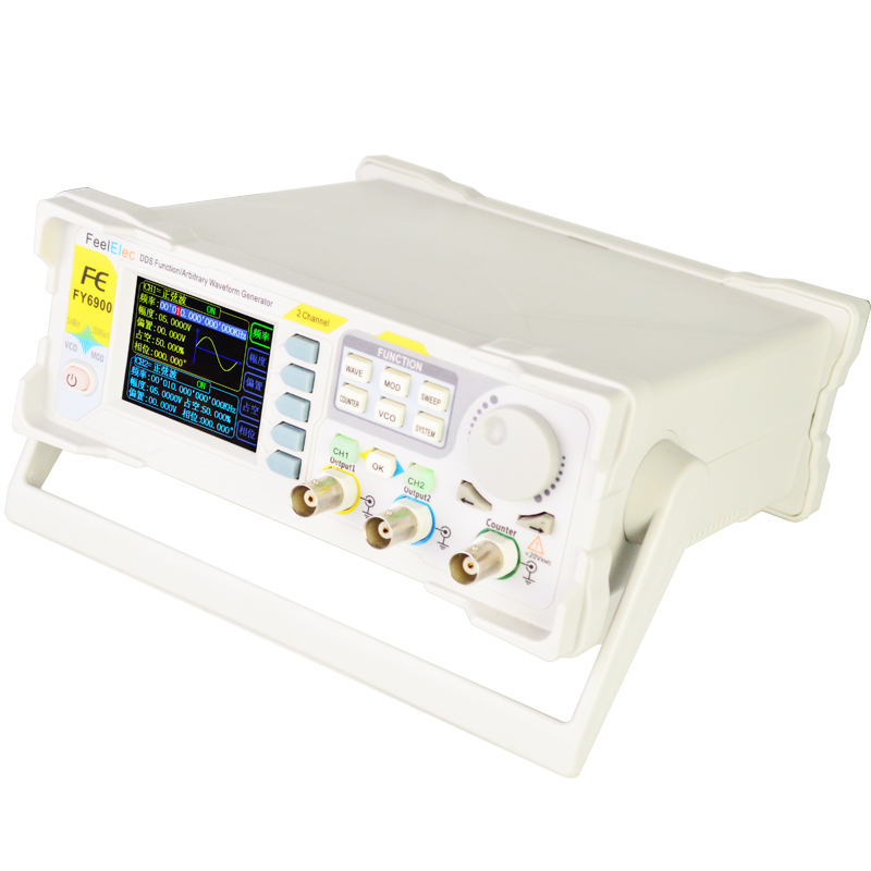 Dual Channel Arbitrary Waveform Function Generator 60Mhz - ใหม่ FY6900 ฟังก์ชั่น DDS แบบสองช่องสัญญาณ เครื่องกำเนิดสัญญาณรูปคลื่นตามต้องการ/แหล่งสัญญาณพัลส์/ตัวนับความถี่