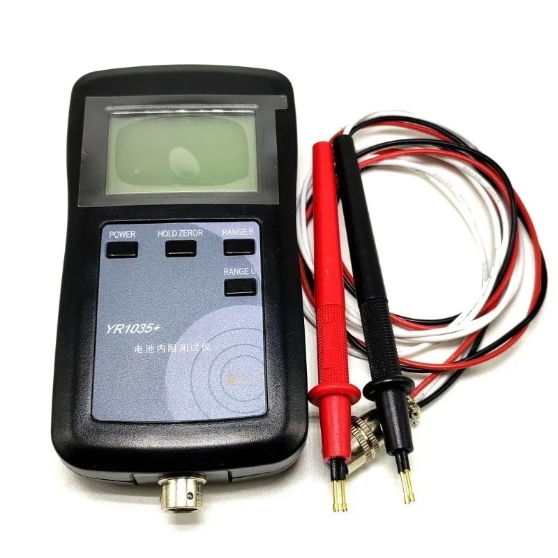 Battery Internal Resistance Tester Four Wire - Gzyora Store เครื่องทดสอบความต้านทานภายในแบตเตอรี่ลิเธียมแบบสี่สาย YR1035, เครื่องตรวจวัดสำหรับการทดสอบชุดแบตเตอรี่แห้ง 18650