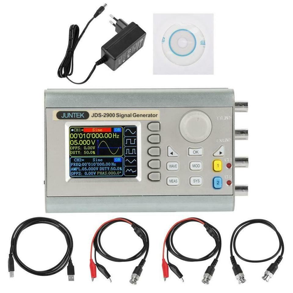 Dual Channel Arbitrary Waveform Function Generator 60Mhz - JDS2900 60MHz ฟังก์ชั่น DDS เครื่องกําเนิดสัญญาณรูปคลื่นตามอําเภอใจกวาดเคาน์เตอร์ความถี่ดิจิตอลควบคุม Dual