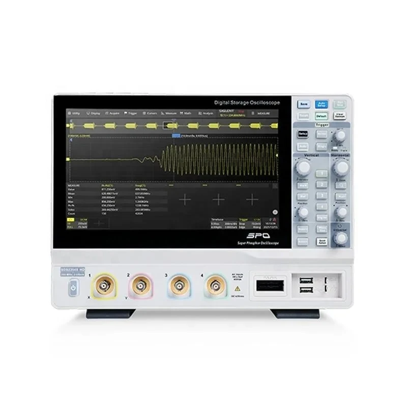 Digital Storage Oscilloscope 4 Channel 100Mhz - ออสซิลโลสโคปแบบดิจิตอลเก็บข้อมูลเรืองแสง SDS2104X/SDS2204X/2354X HD 4 ช่องสัญญาณ, 100MHz-350MHz