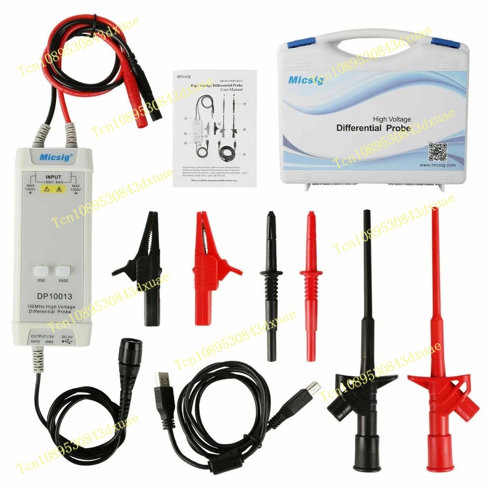High Voltage Differential Probe 100Mhz 1300V - ออสซิลโลสโคป 2025Micsig 1300V 100MHz หัววัดแรงดันสูงแบบดิฟเฟอเรนเชียล รุ่น