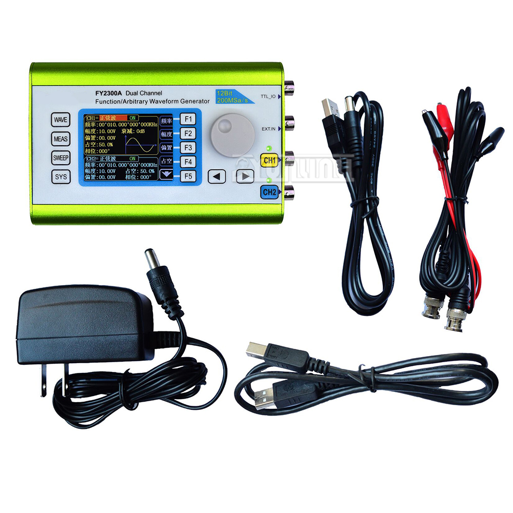 Dual Channel Arbitrary Waveform Function Generator 60Mhz - FY6300 FY2300 Dual Channel DDS เครื่องกําเนิดสัญญาณสัญญาณ