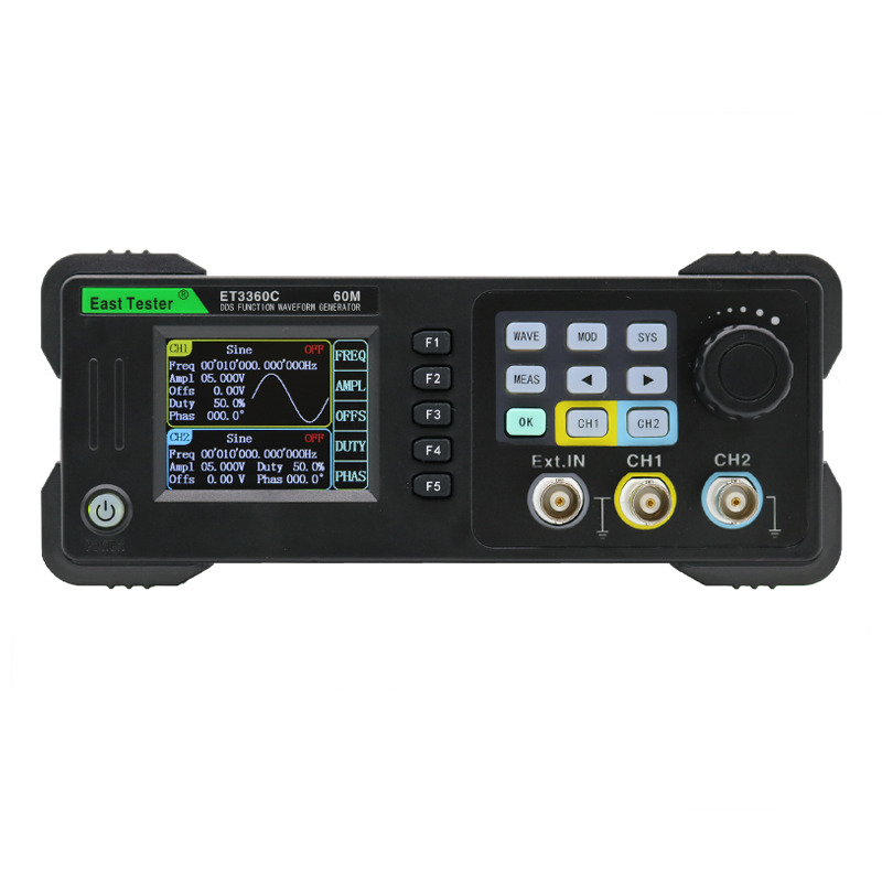 Dual Channel Arbitrary Waveform Function Generator 60Mhz - อีสท์เทสเตอร์ ET3320C ET3340C ET3360C 20MHz/40MHz/60MHz DDS