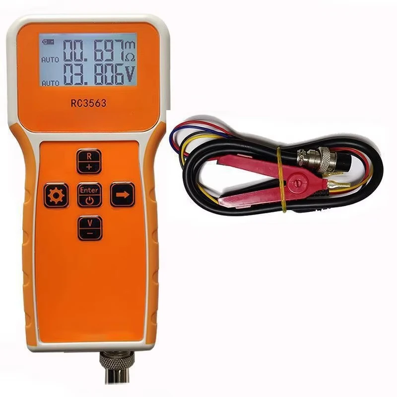 Battery Internal Resistance Tester Four Wire - เครื่องทดสอบความต้านทานภายในแบตเตอรี่ เครื่องตรวจจับความต้านทานภายใน เครื่องทดสอบแบตเตอรี่ลิเธียม นิกเกิล โครม แบบสี่สาย