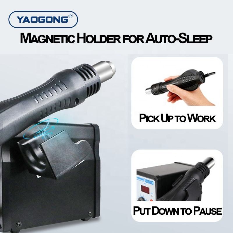 สถานีบัดกรีลมร้อนดิจิตอล YAOGO - Smd Rework Station Hot Air Soldering 2 In 1 บทวิจารณ์และราคา