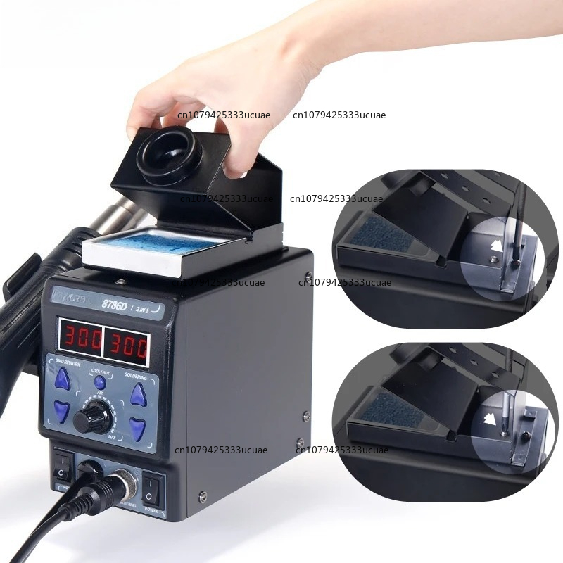 สถานีรีเวิร์ค 2-in-1 รุ่น 8786 - Smd Rework Station Hot Air Soldering 2 In 1 บทวิจารณ์และราคา