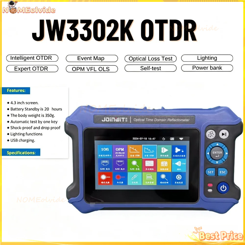 Joinwit JW3302K 28Db/26Db SM 1 - Optical Time Domain Reflectometer Otdr 1310 1550Nm บทวิจารณ์และราคา