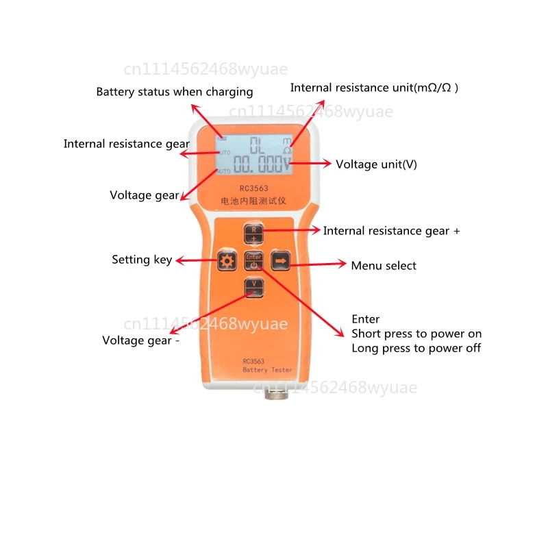 เครื่องทดสอบความต้านทานภายในแบ - Battery Internal Resistance Tester Four Wire บทวิจารณ์และราคา