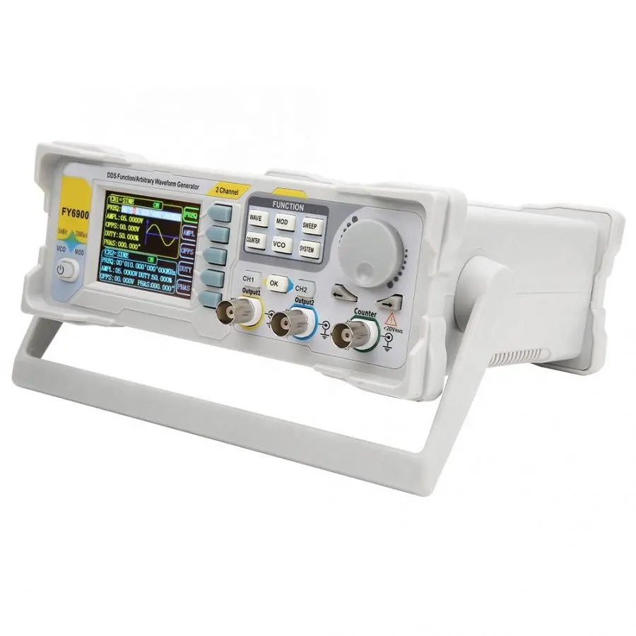 ใหม่ FY6900 ฟังก์ชั่น DDS แบบส - Dual Channel Arbitrary Waveform Function Generator 60Mhz บทวิจารณ์และราคา
