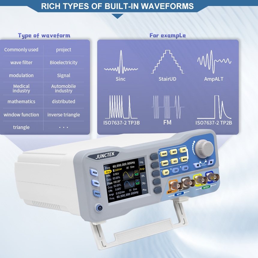 JDS8060 JDS8000 เครื่องกำเนิดส - Dual Channel Arbitrary Waveform Function Generator 60Mhz บทวิจารณ์และราคา