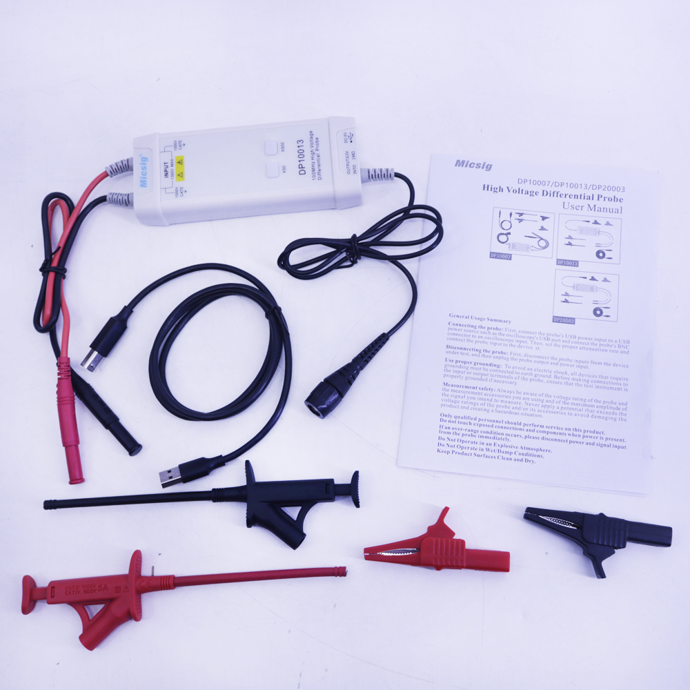 ออสซิลโลสโคป Micsig รุ่น DP100 - High Voltage Differential Probe 100Mhz 1300V บทวิจารณ์และราคา