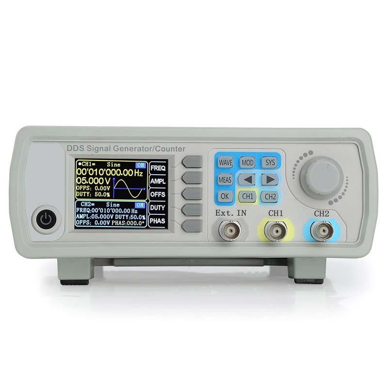เครื่องกำเนิดสัญญาณ DDS แบบสอง - Dual Channel Arbitrary Waveform Function Generator 60Mhz บทวิจารณ์และราคา