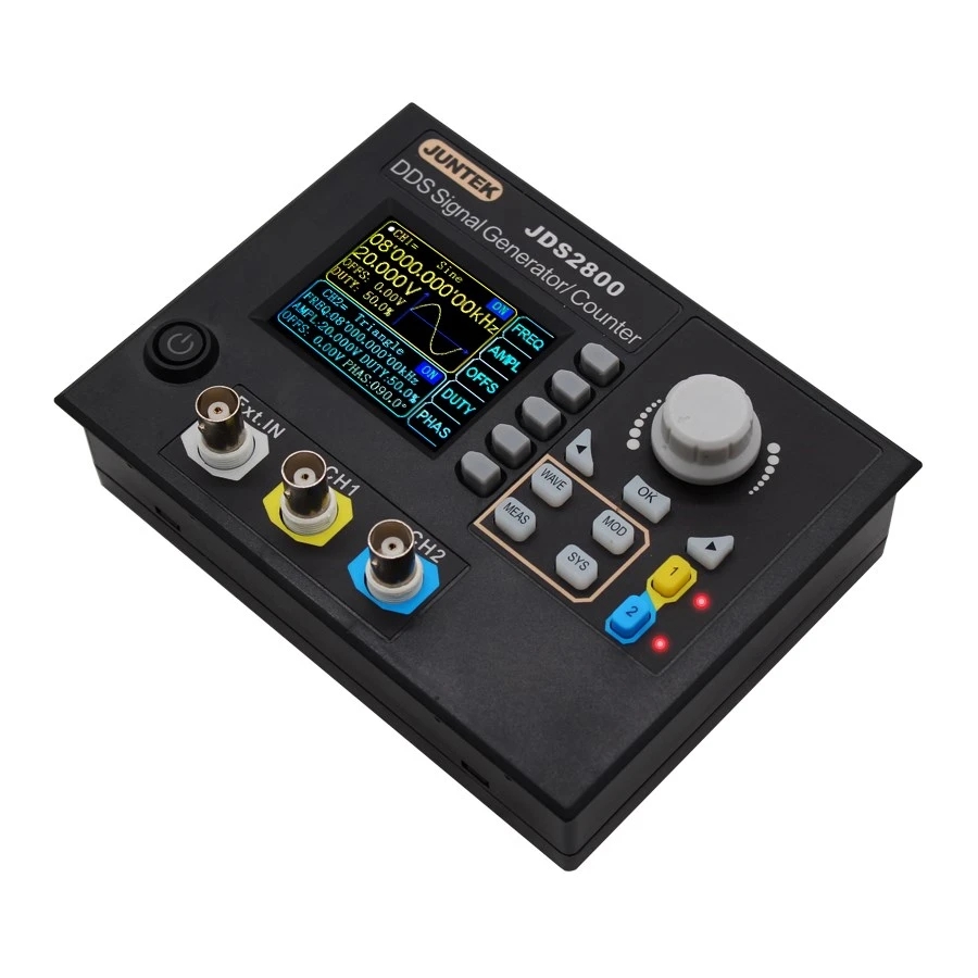 JDS2800-15M 60MHz DDS เครื่องก - Dual Channel Arbitrary Waveform Function Generator 60Mhz บทวิจารณ์และราคา