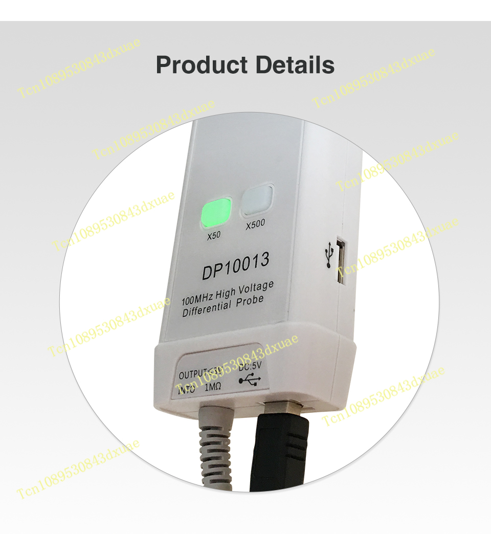 ออสซิลโลสโคป 2025Micsig 1300V  - High Voltage Differential Probe 100Mhz 1300V บทวิจารณ์และราคา