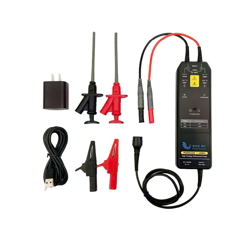 โพรบแยกสัญญาณไฟฟ้าแรงสูง PUD52 - High Voltage Differential Probe 100Mhz 1300V บทวิจารณ์และราคา