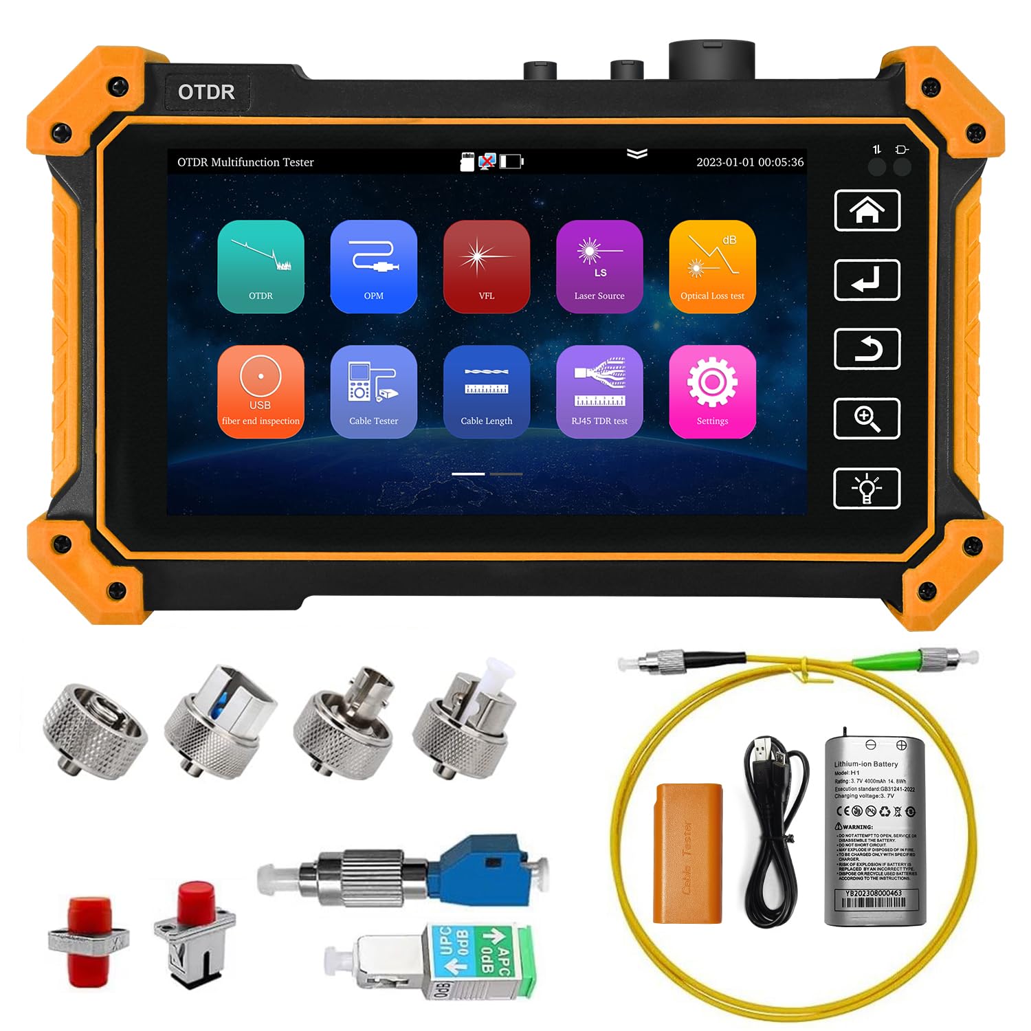 เครื่องทดสอบไฟเบอร์ออปติก OTDR - Optical Time Domain Reflectometer Otdr 1310 1550Nm บทวิจารณ์และราคา