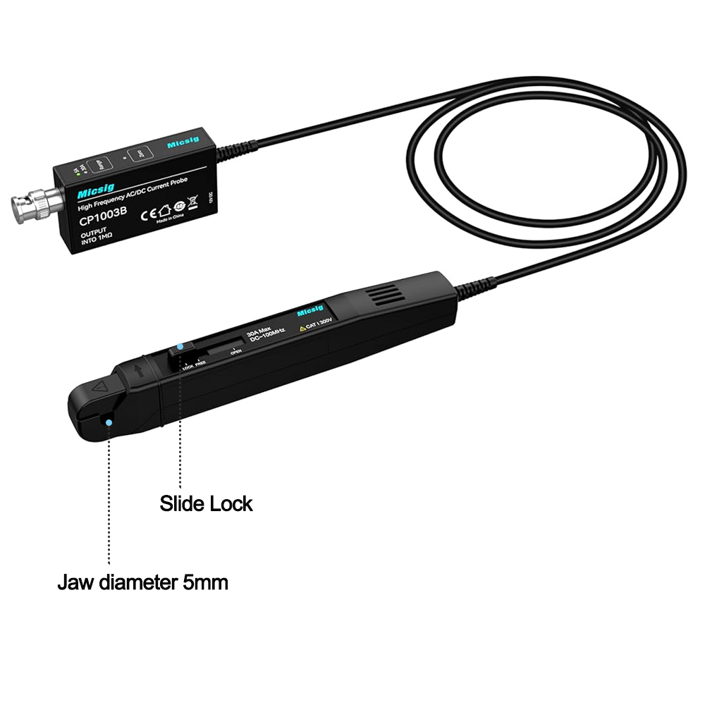 ไมค์ซิก ออสซิลโลสโคปแบบโพรบวัด - Current Probe Ac Dc 50Mhz Oscilloscope บทวิจารณ์และราคา