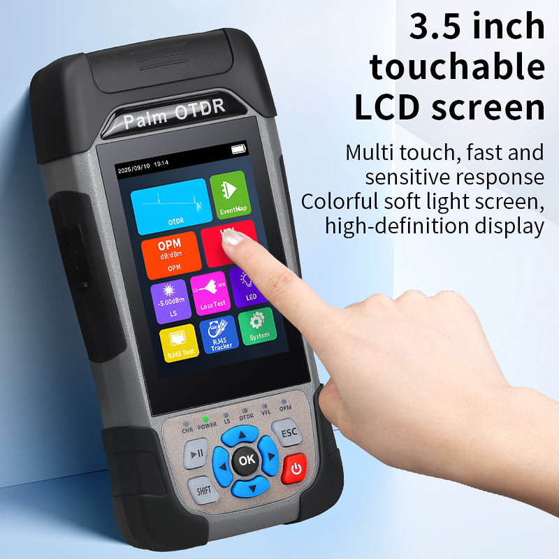 เครื่องทดสอบสายไฟเบอร์ออปติกอเ - Optical Time Domain Reflectometer Otdr 1310 1550Nm บทวิจารณ์และราคา