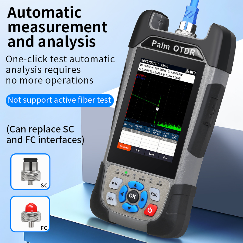 เครื่องทดสอบสายไฟเบอร์ออปติกอเ - Optical Time Domain Reflectometer Otdr 1310 1550Nm บทวิจารณ์และราคา