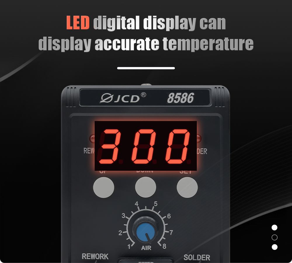 สถานีบัดกรี JCD 2 in 1 รุ่น 85 - Smd Rework Station Hot Air Soldering 2 In 1 บทวิจารณ์และราคา