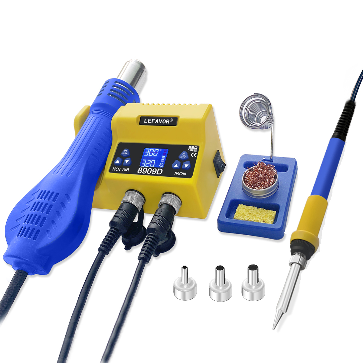 2 In 1 Digital Soldering Stati - Smd Rework Station Hot Air Soldering 2 In 1 บทวิจารณ์และราคา