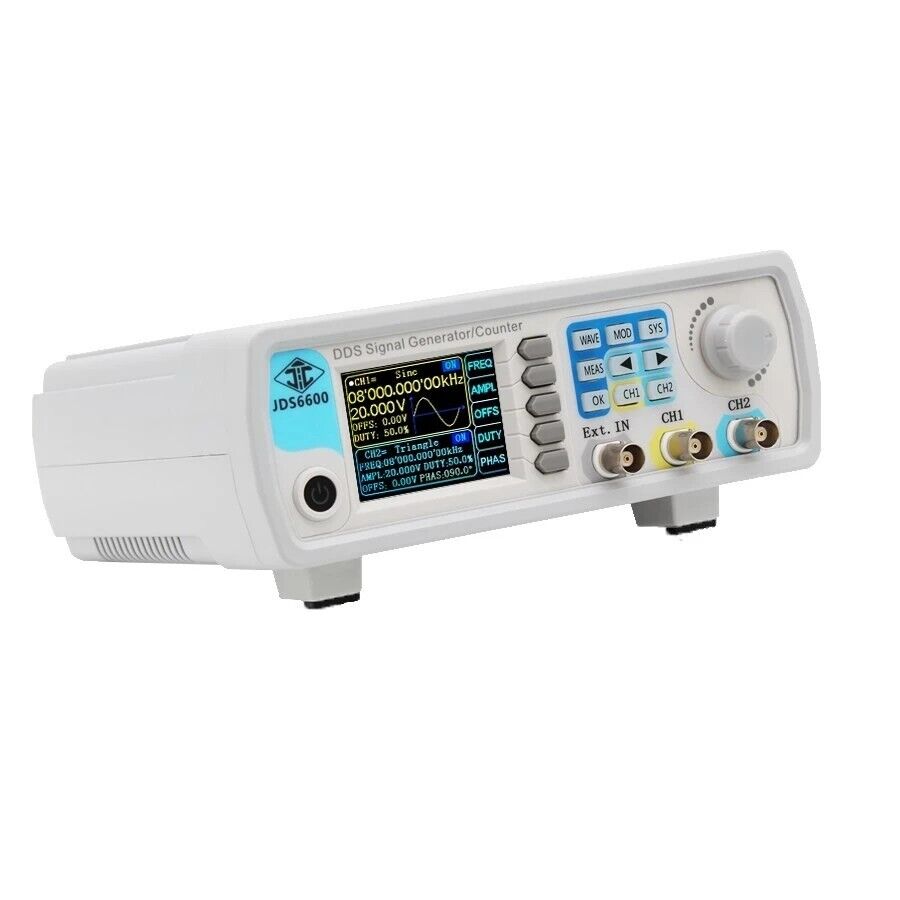 JDS6600 60MHz DDS ฟังก์ชั่นเคร - Dual Channel Arbitrary Waveform Function Generator 60Mhz บทวิจารณ์และราคา