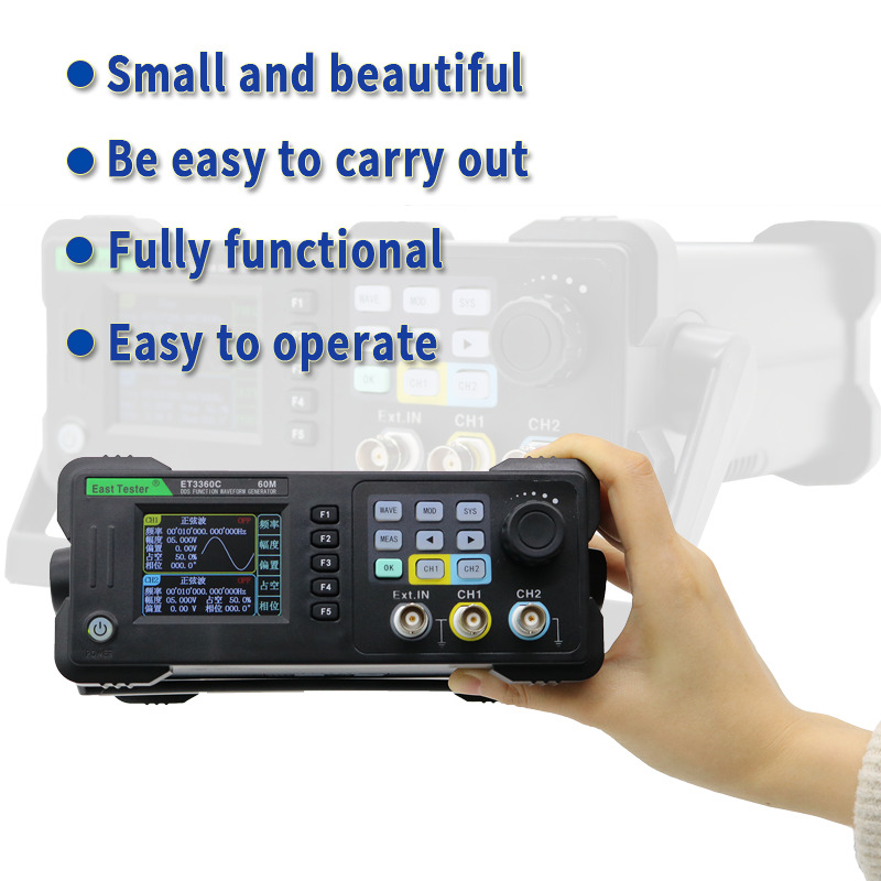 อีสท์เทสเตอร์ ET3320C ET3340C  - Dual Channel Arbitrary Waveform Function Generator 60Mhz บทวิจารณ์และราคา