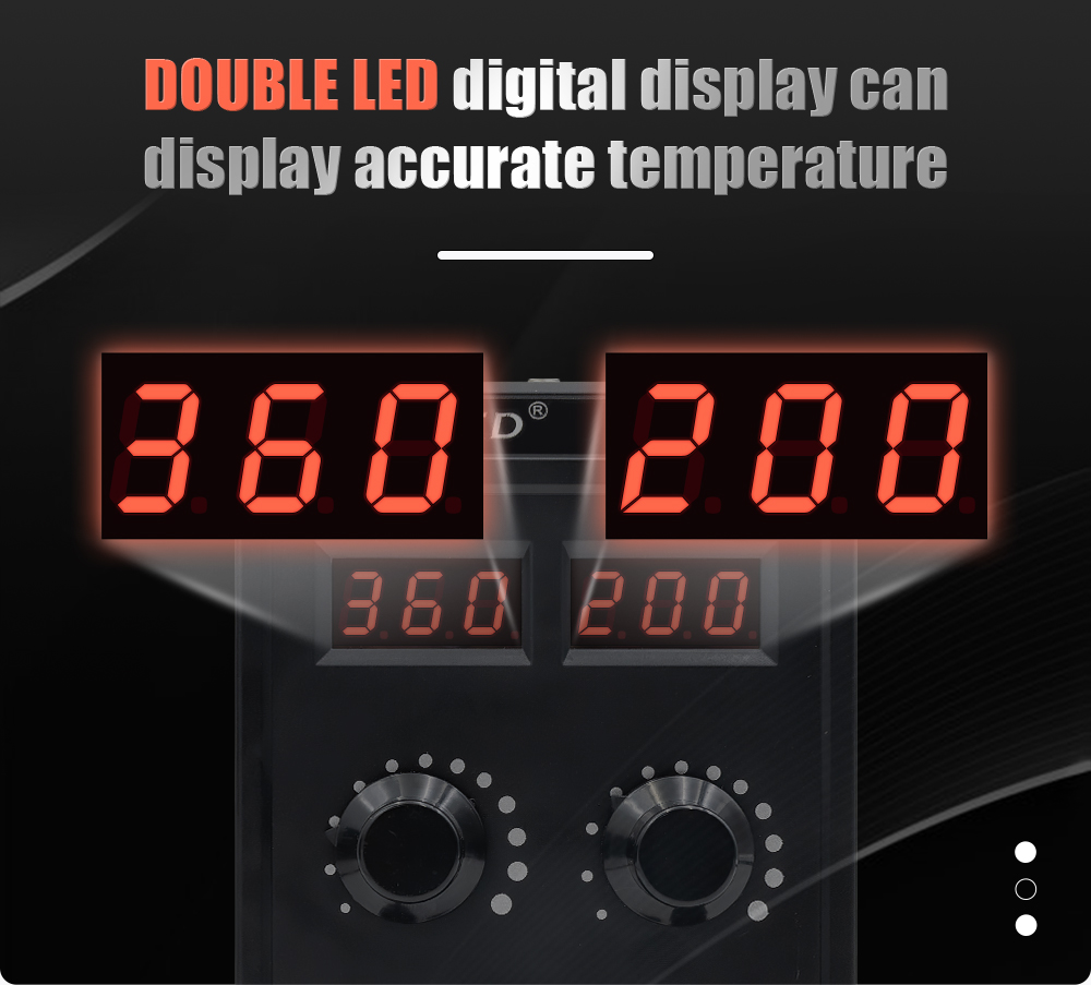 JCD 8586D สถานีบัดกรี 2 IN 1 7 - Smd Rework Station Hot Air Soldering 2 In 1 บทวิจารณ์และราคา