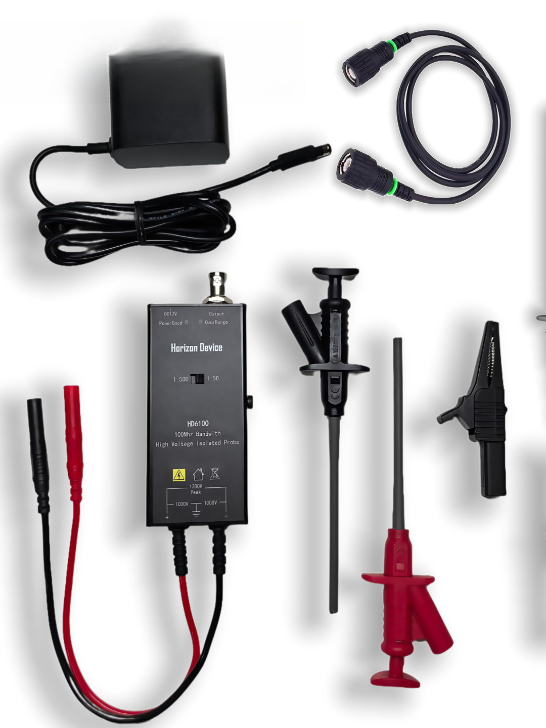 หัววัดแบบแอคทีฟ หัววัดแบบดิฟเฟ - High Voltage Differential Probe 100Mhz 1300V บทวิจารณ์และราคา